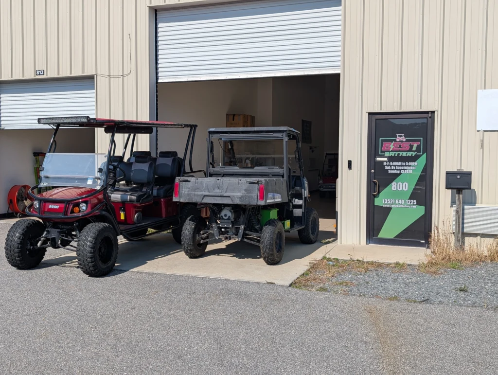 We recently completed an EZ Go Audio Upgrade and another Polaris Ranger EV Lithium Battery Upgrade.