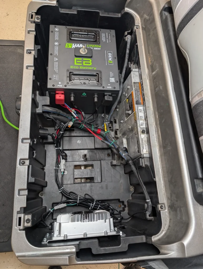 48V kits from both Eco Battery and Bolt Energy USA are excellent choices for an upgrade to lithium - and come the required charger and a new state-of-charge meter.