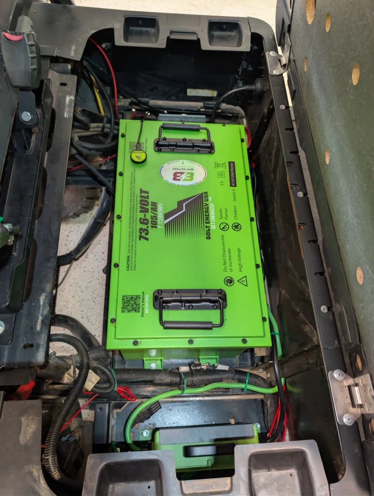 The 72V - 105Ah Bolt Energy USA battery kit is perfect for a Bad Boy Buggy upgrade.