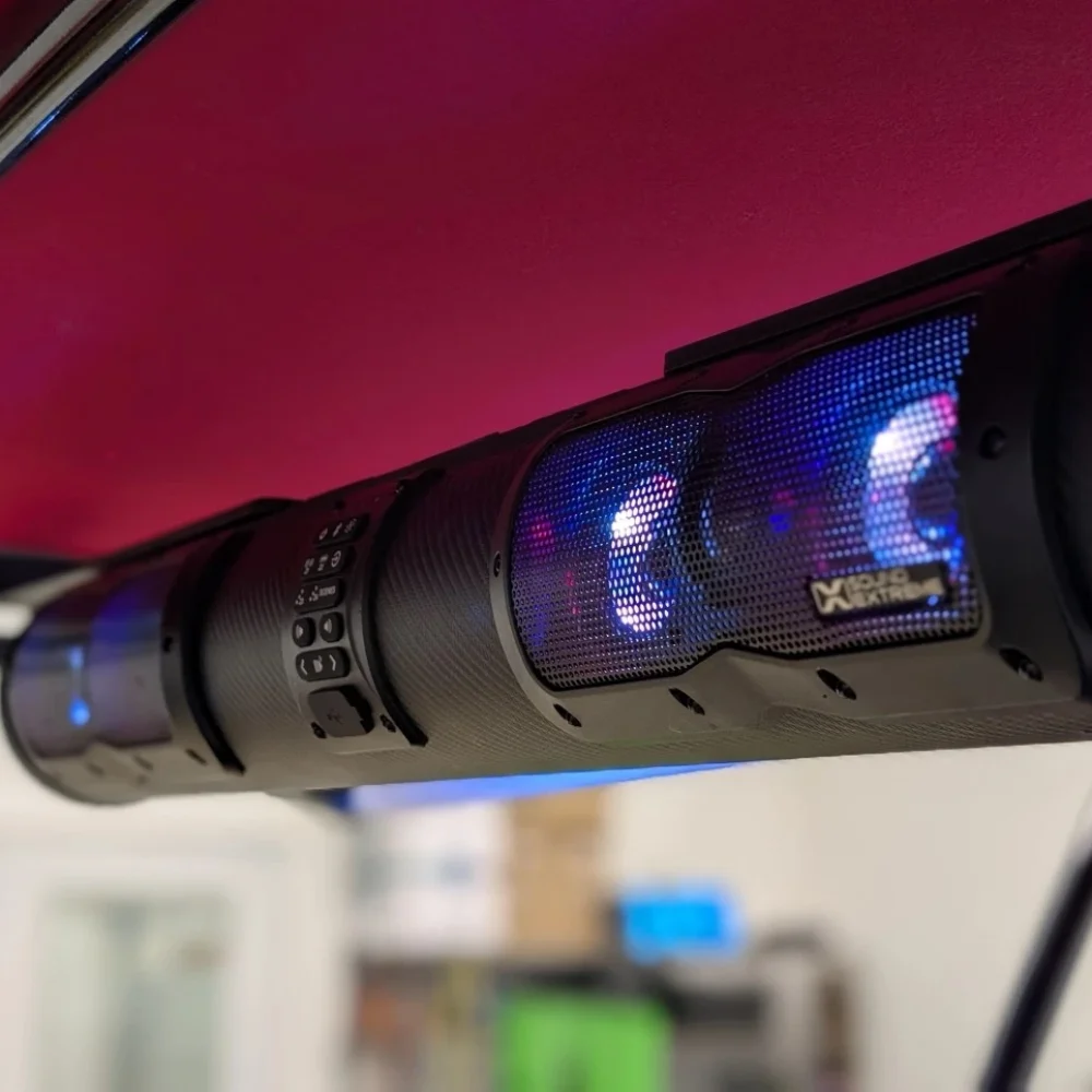 Recently installed 28" Sound bar from SoundXtreme.